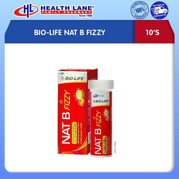 BIO-LIFE NAT B FIZZY (10'S)
